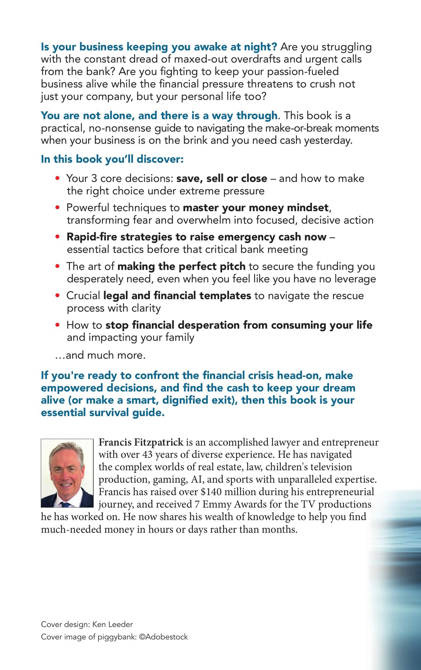 Cashflow SOS : Raise All the Money You Need and Fast to Save Your Business